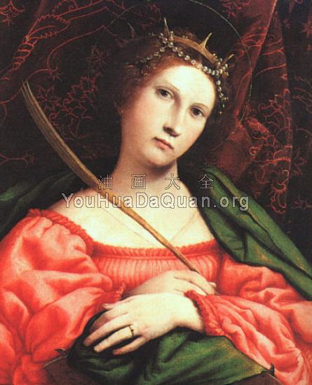 St Catherine of Alexandria - 洛伦佐·洛图